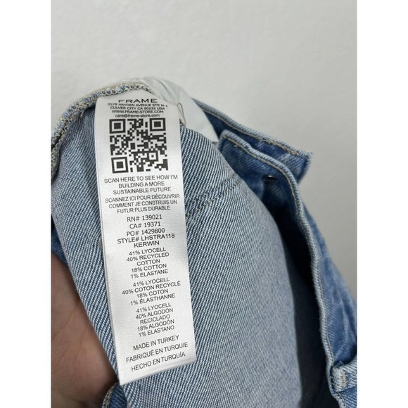 Frame Le High Straight Kerwin Wash Size 31 - Picture 5 of 6
